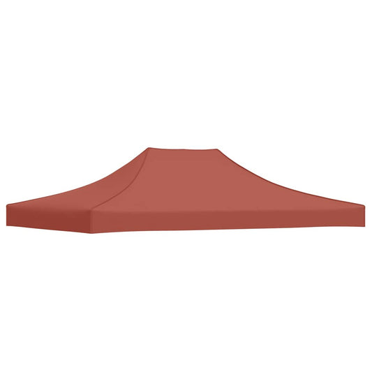 Party Tent Roof 4.5x3 m Terracotta 270 g/m²