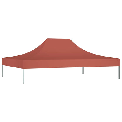 Party Tent Roof 4.5x3 m Terracotta 270 g/m²