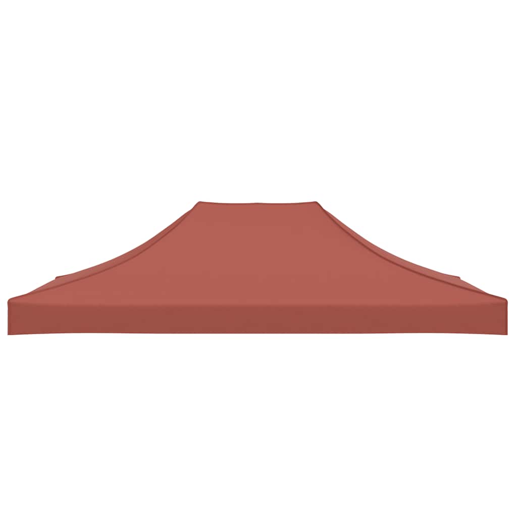 Party Tent Roof 4.5x3 m Terracotta 270 g/m²
