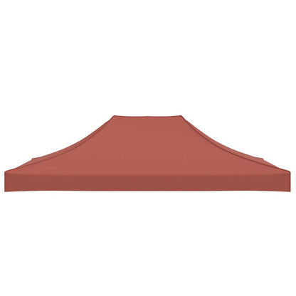 Party Tent Roof 4.5x3 m Terracotta 270 g/m²