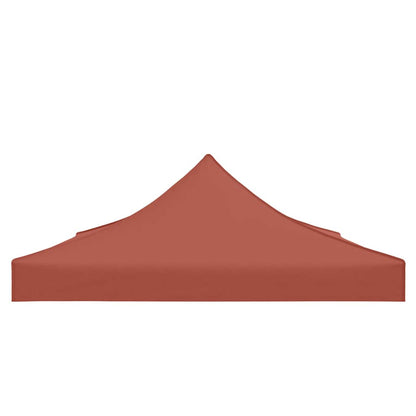 Party Tent Roof 4.5x3 m Terracotta 270 g/m²