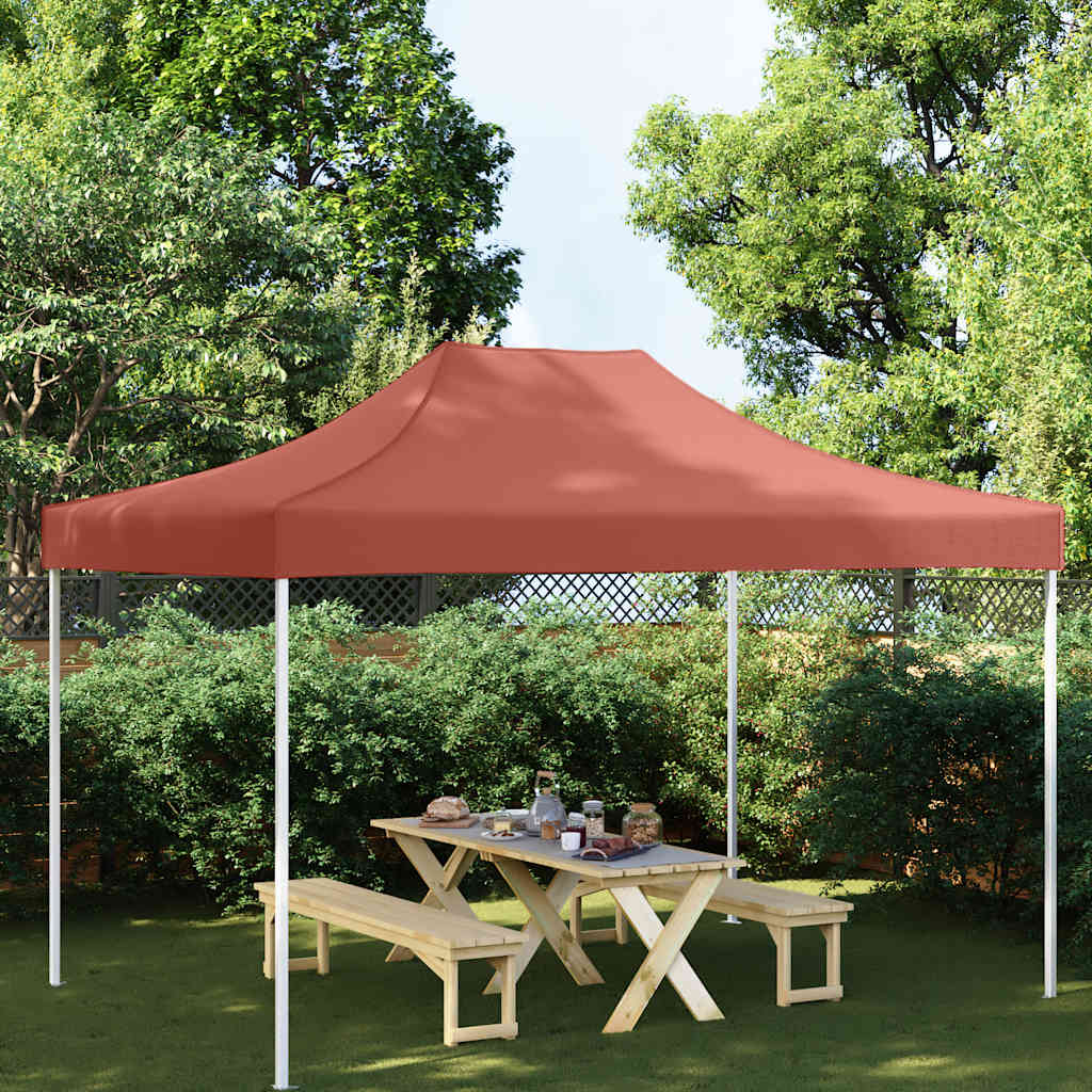 Party Tent Roof 4.5x3 m Terracotta 270 g/m²