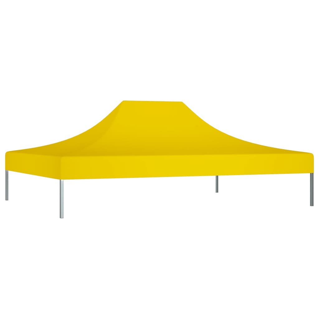 Party Tent Roof 4.5x3 m Yellow 270 g/m²