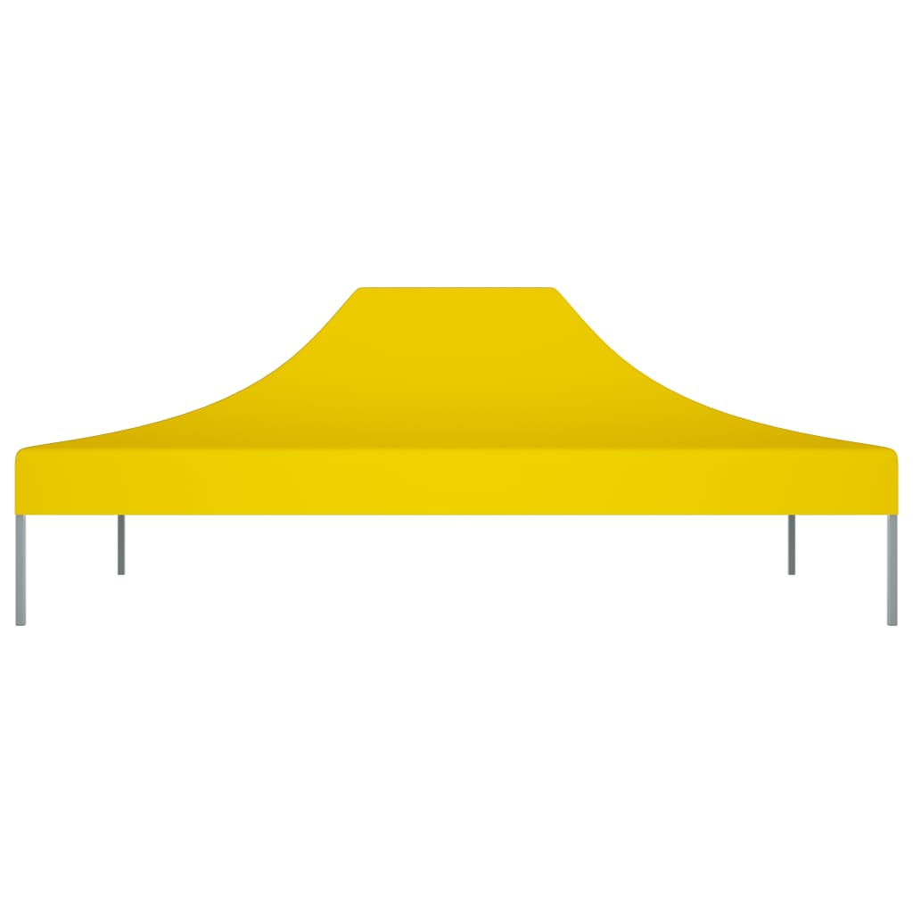Party Tent Roof 4.5x3 m Yellow 270 g/m²