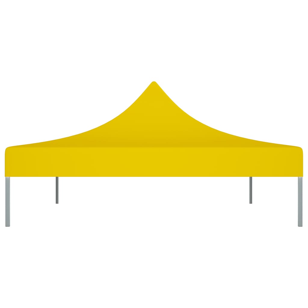 Party Tent Roof 4.5x3 m Yellow 270 g/m²