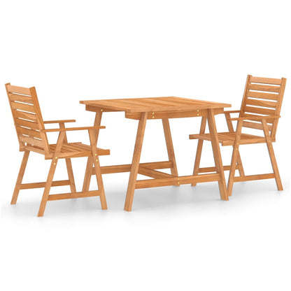 Outdoor Dining Set | Warm acacia wood tone