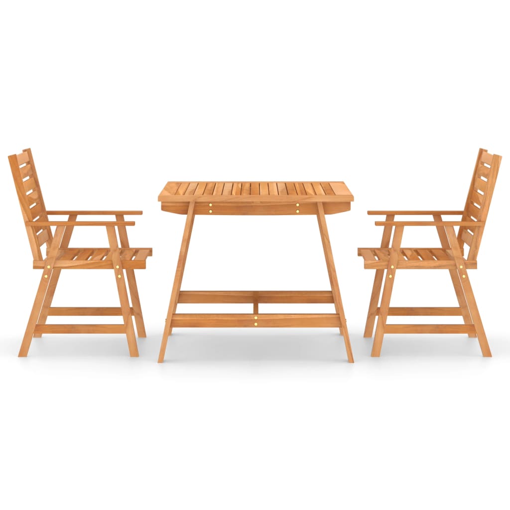 Outdoor Dining Set | Warm acacia wood tone