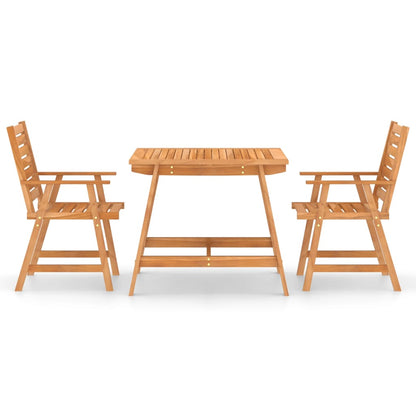 Outdoor Dining Set | Warm acacia wood tone