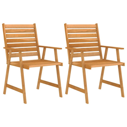 Outdoor Dining Set | Warm acacia wood tone