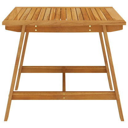 5 Piece Garden Dining Set Solid Acacia Wood