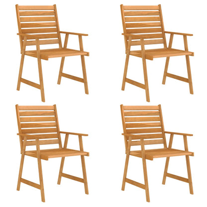 Outdoor Dining Set | Rich Wood Brown | Solid Acacia Wood | Medium