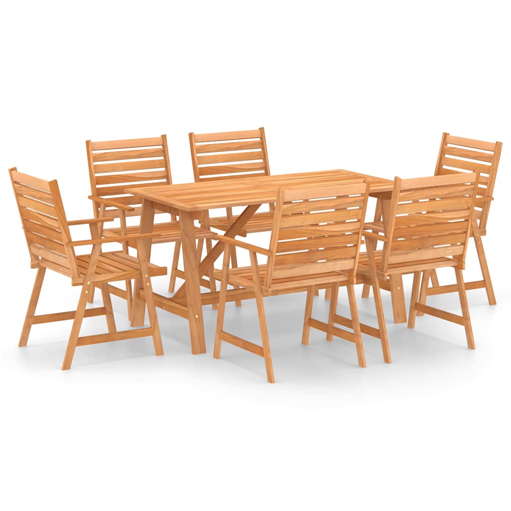 Outdoor Dining Set | Solid Acacia wood | Medium | Seats Many