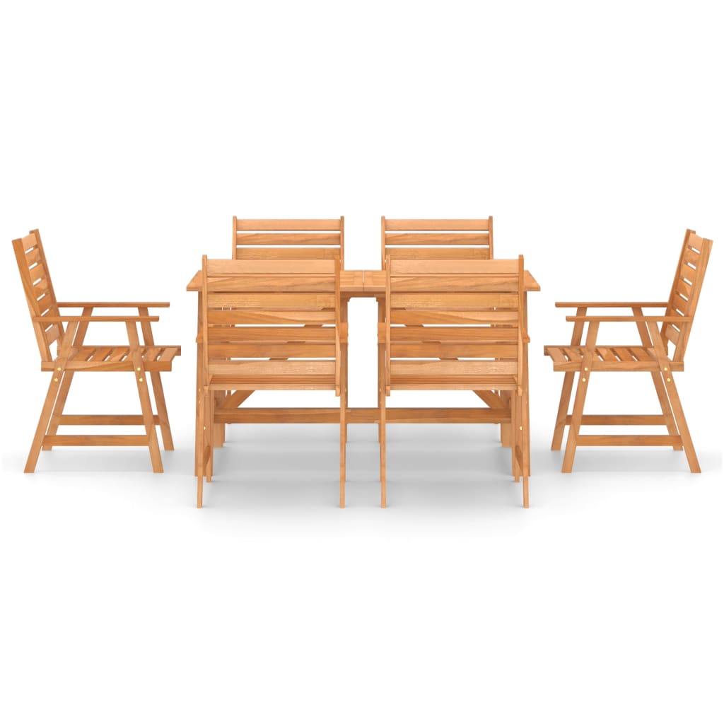 Outdoor Dining Set | Solid Acacia wood | Medium | Seats Many