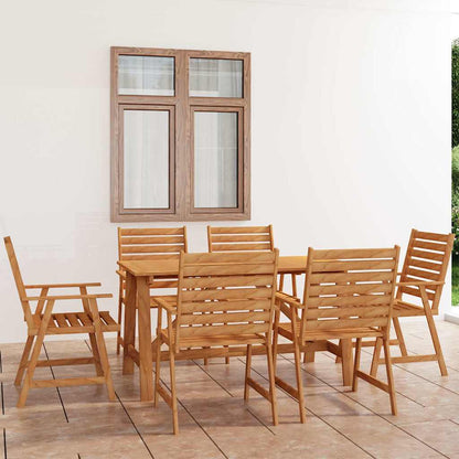 Outdoor Dining Set | Solid Acacia wood | Medium | Seats Many