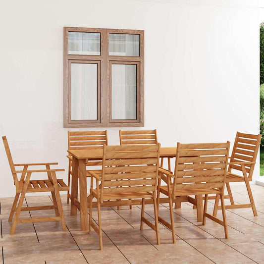 Outdoor Dining Set | Solid Acacia wood | Medium | Seats Many