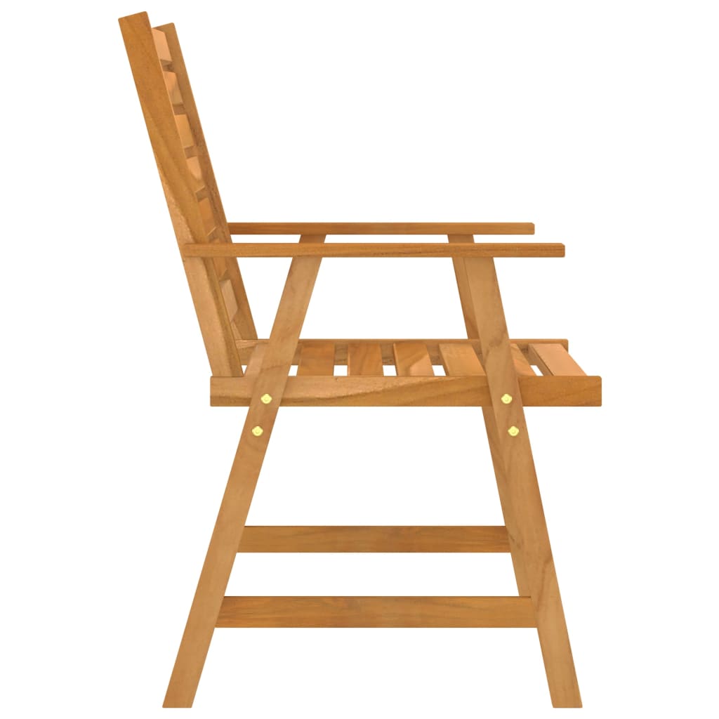 Outdoor Dining Set | Warm Brown | Solid Acacia Wood | Large | Seats Many