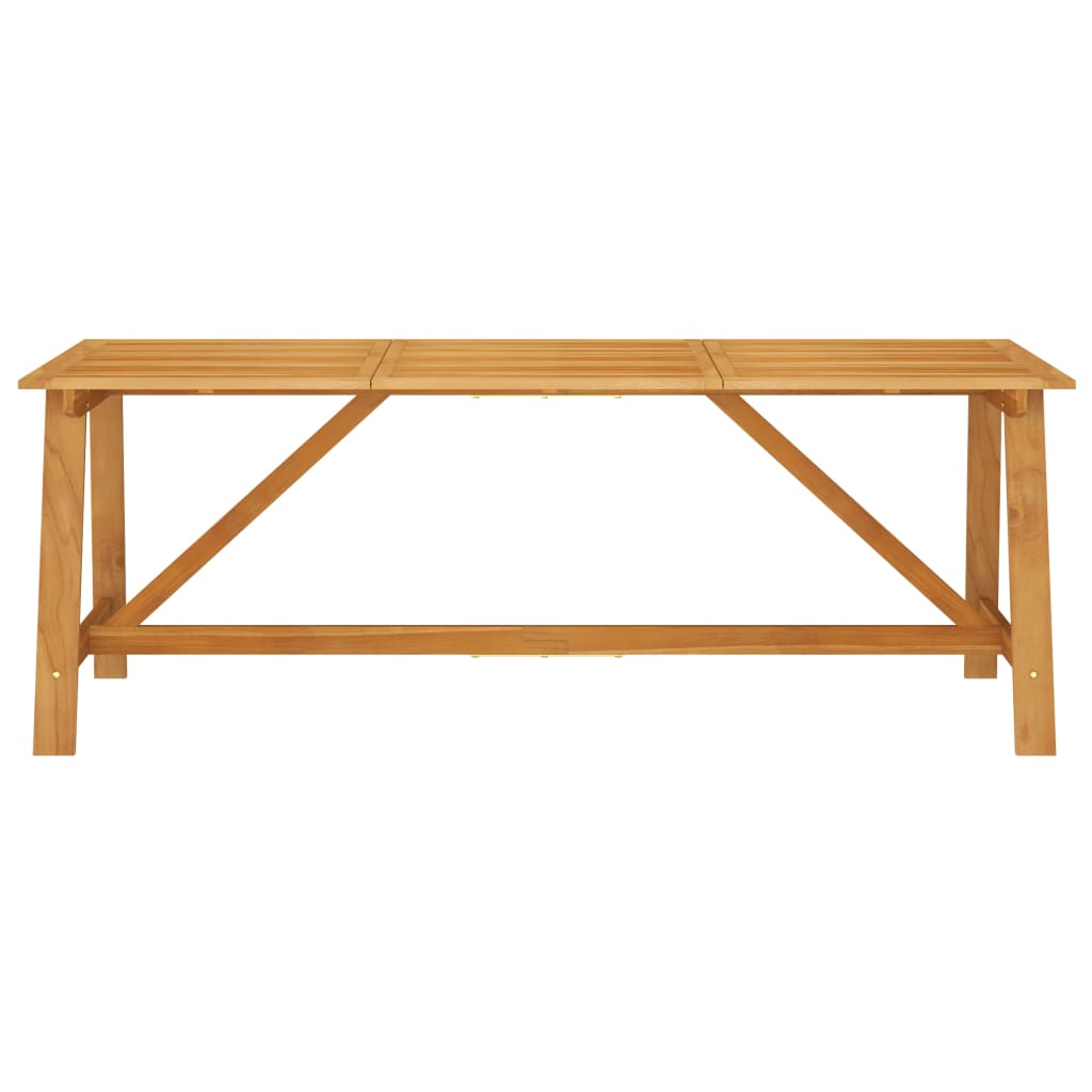 Outdoor Dining Set | Rich Warm Colour | Solid Acacia Wood | Large