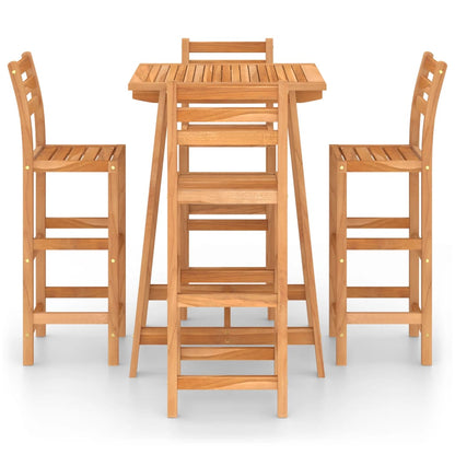 Outdoor Bar Set | Natural Acacia | Solid Acacia wood | Medium | Strong