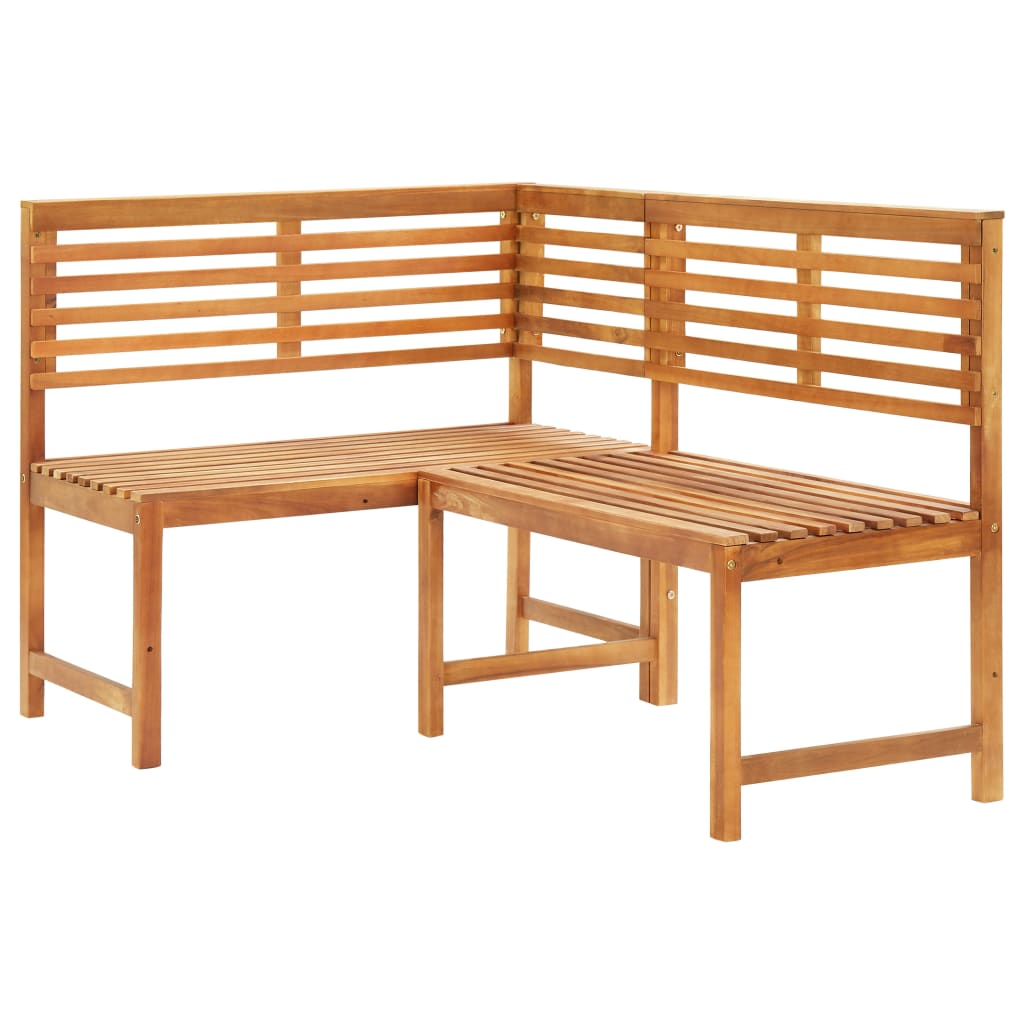 Bistro Set | Brown | Solid acacia wood | Medium | Foldable | Bistro Set
