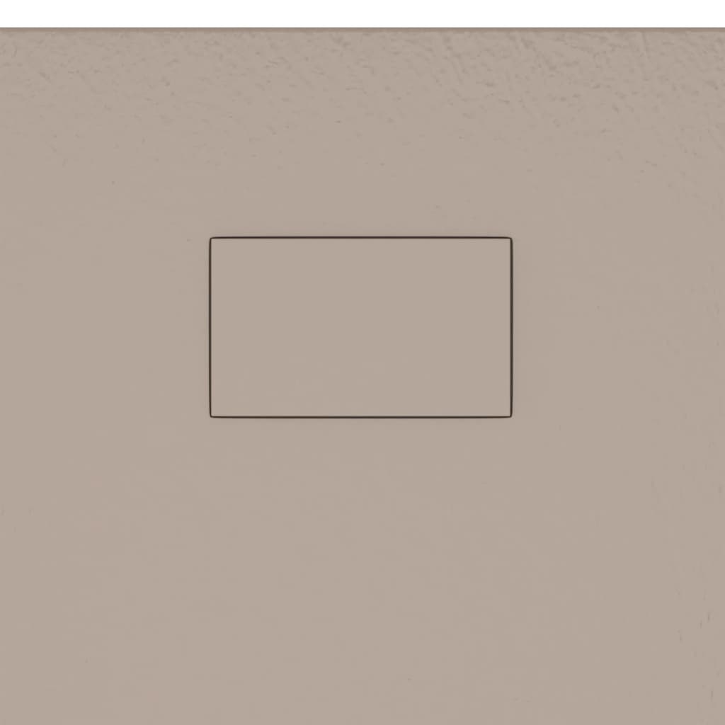 Shower Base Tray SMC Brown 90x80 cm