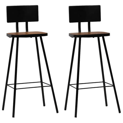 3057828 vidaXL 3 Piece Bar Set Black (248143+245390)