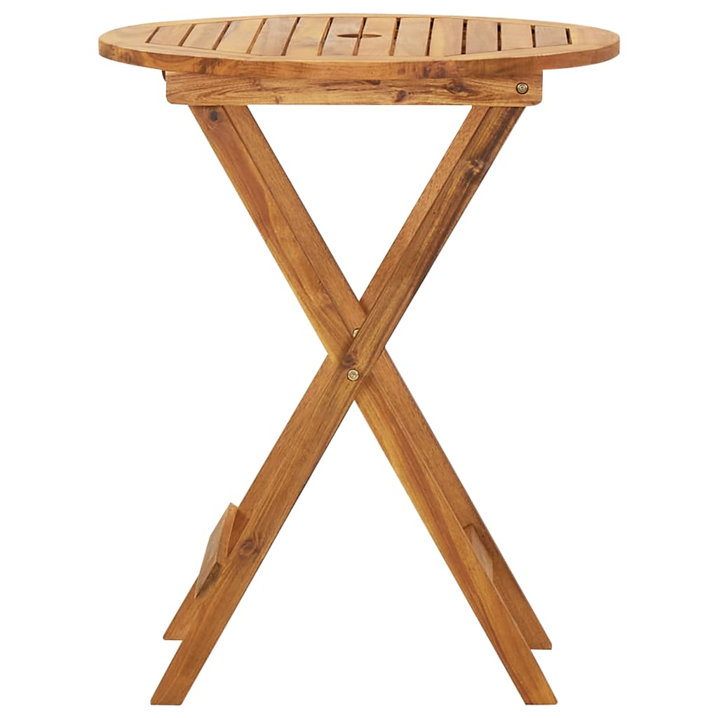 Garden Dining Set | Natural wood | Solid acacia wood | Compact