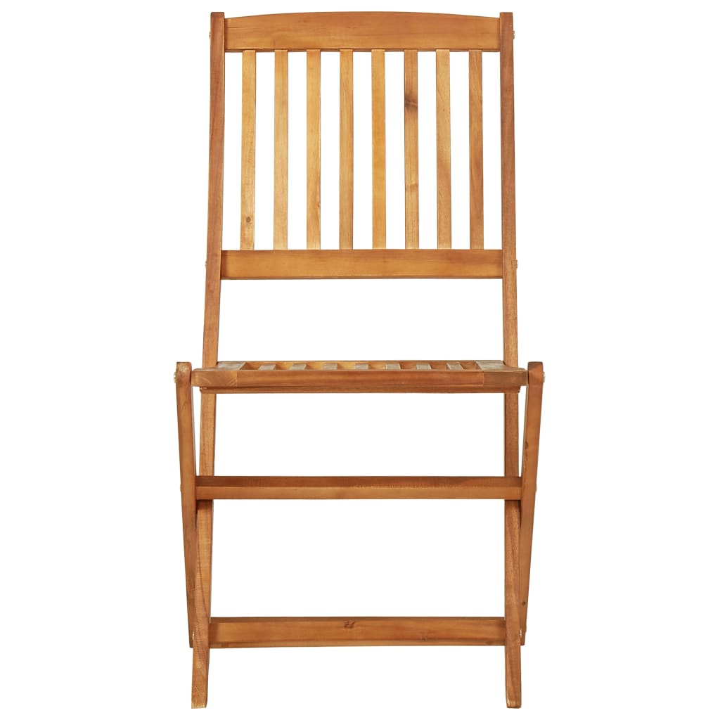 Garden Dining Set | Natural wood | Solid acacia wood | Compact
