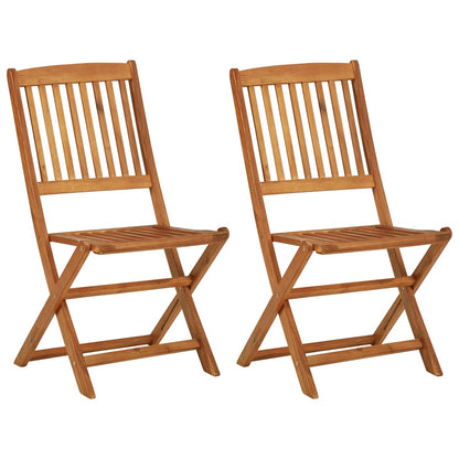 Garden Dining Set | Natural wood | Solid Acacia wood | Compact