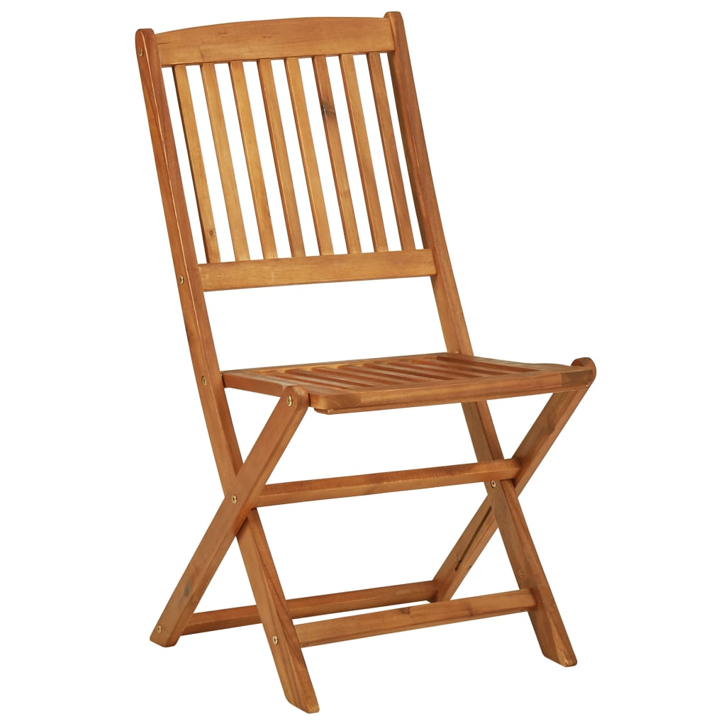 Garden Dining Set | Natural wood | Solid Acacia wood | Compact