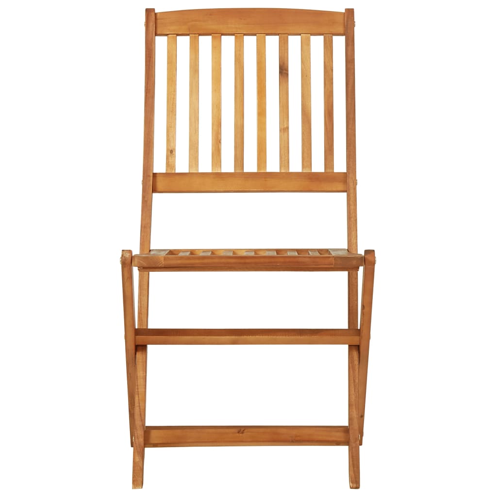 Garden Dining Set | Natural wood | Solid Acacia wood | Compact