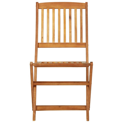 Garden Dining Set | Natural wood | Solid Acacia wood | Compact