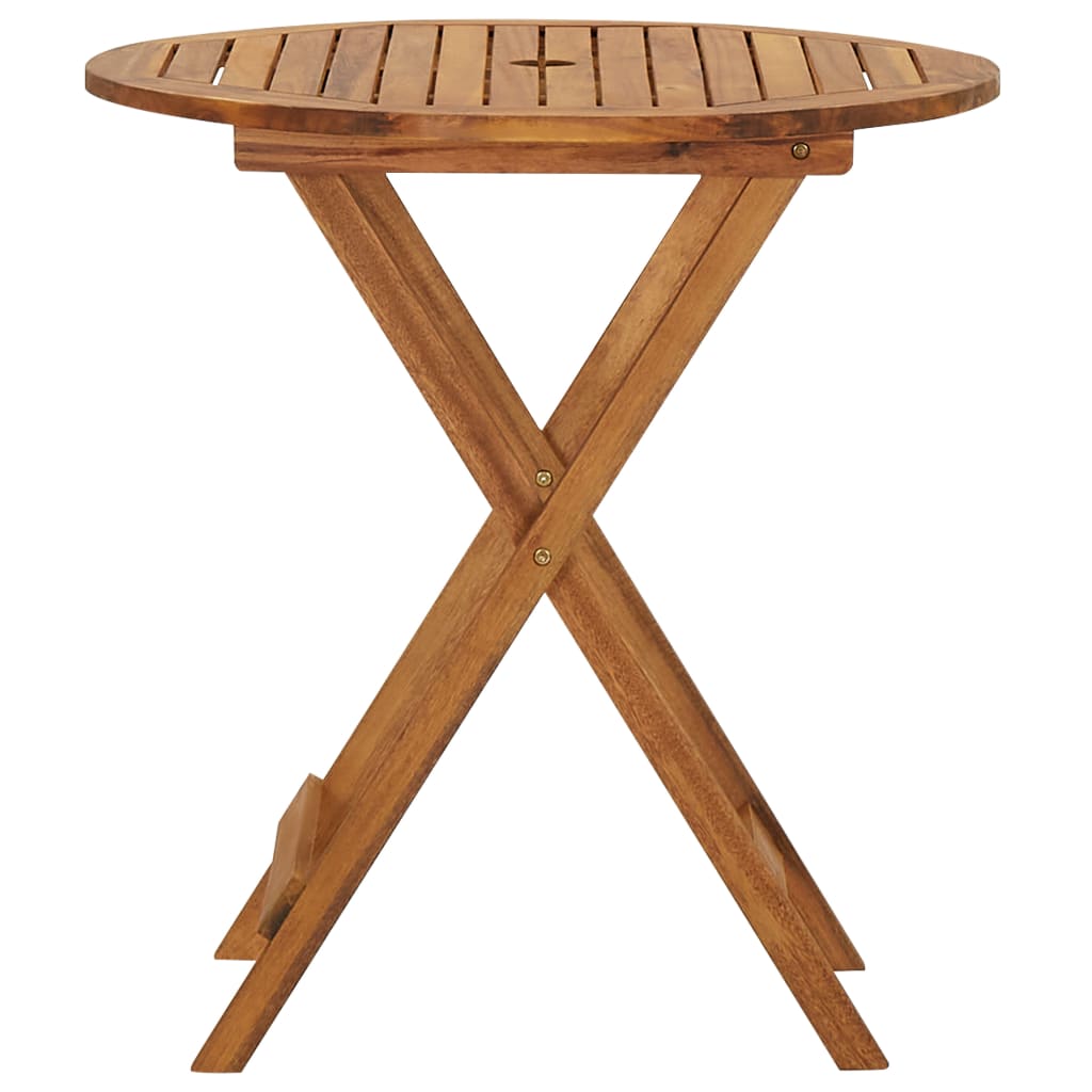 Garden Dining Set | Brown | Solid acacia wood | Compact |  Foldable
