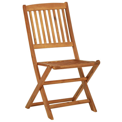 Garden Dining Set | Natural Wood | Solid Acacia Wood | Compact | Foldable