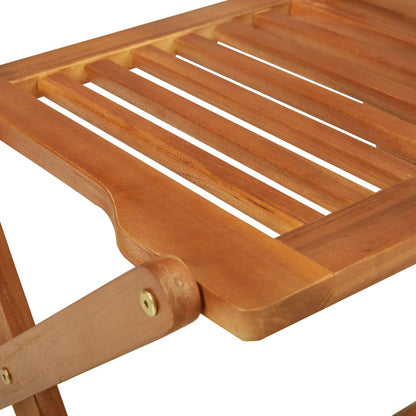 Garden Dining Set | Natural Wood | Solid Acacia Wood | Compact | Foldable