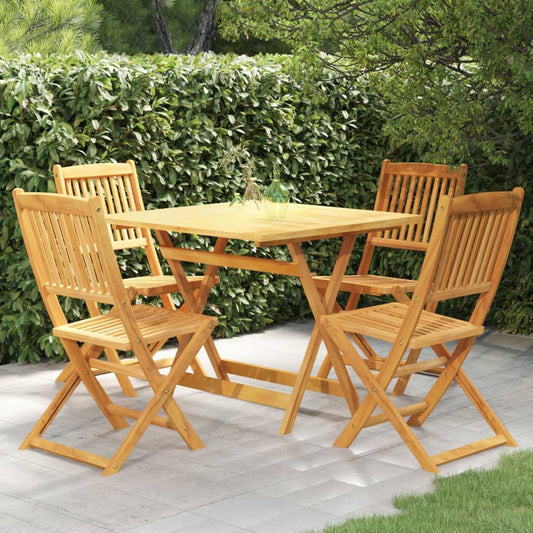 Garden Dining Set | Natural Wood | Solid acacia wood | Medium