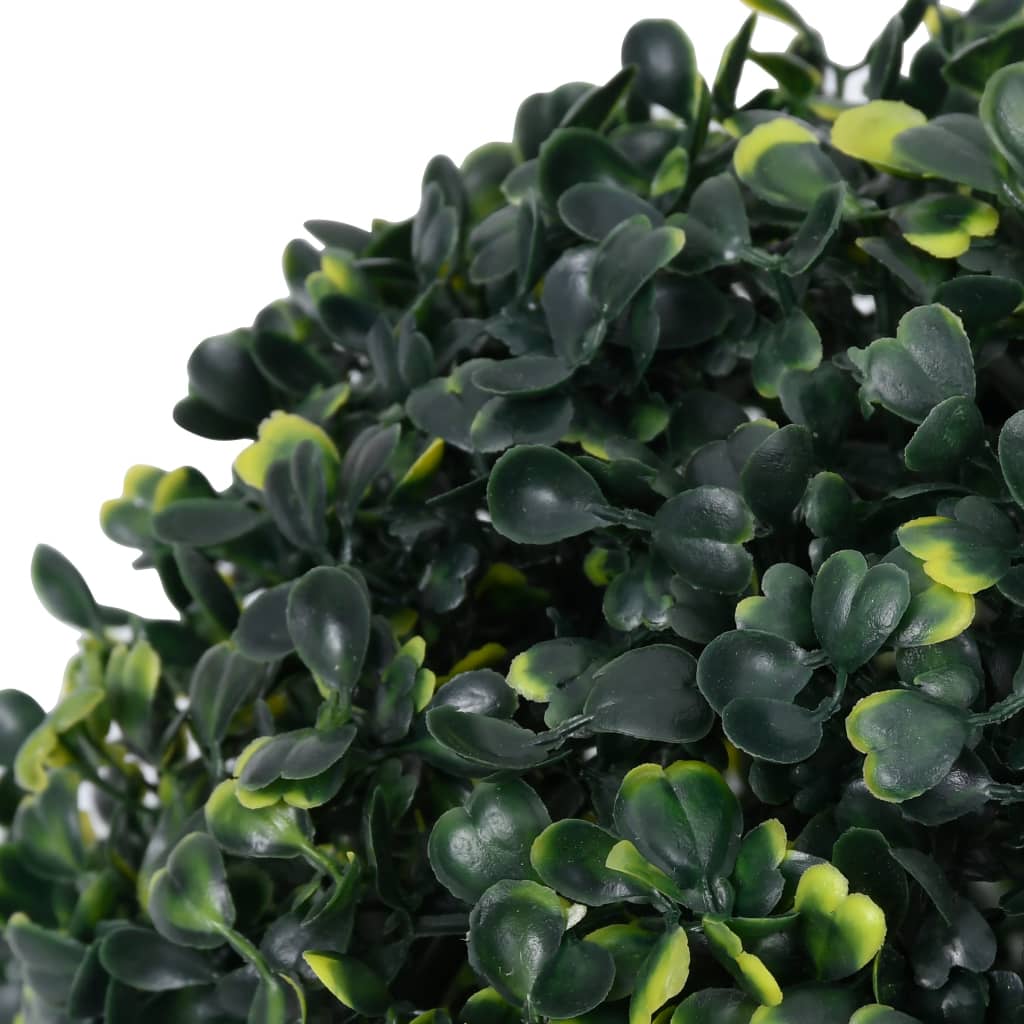 Artificial Boxwood Balls 2 pcs 45 cm hanging with a chain, ideal for garden landscaping or home decor.