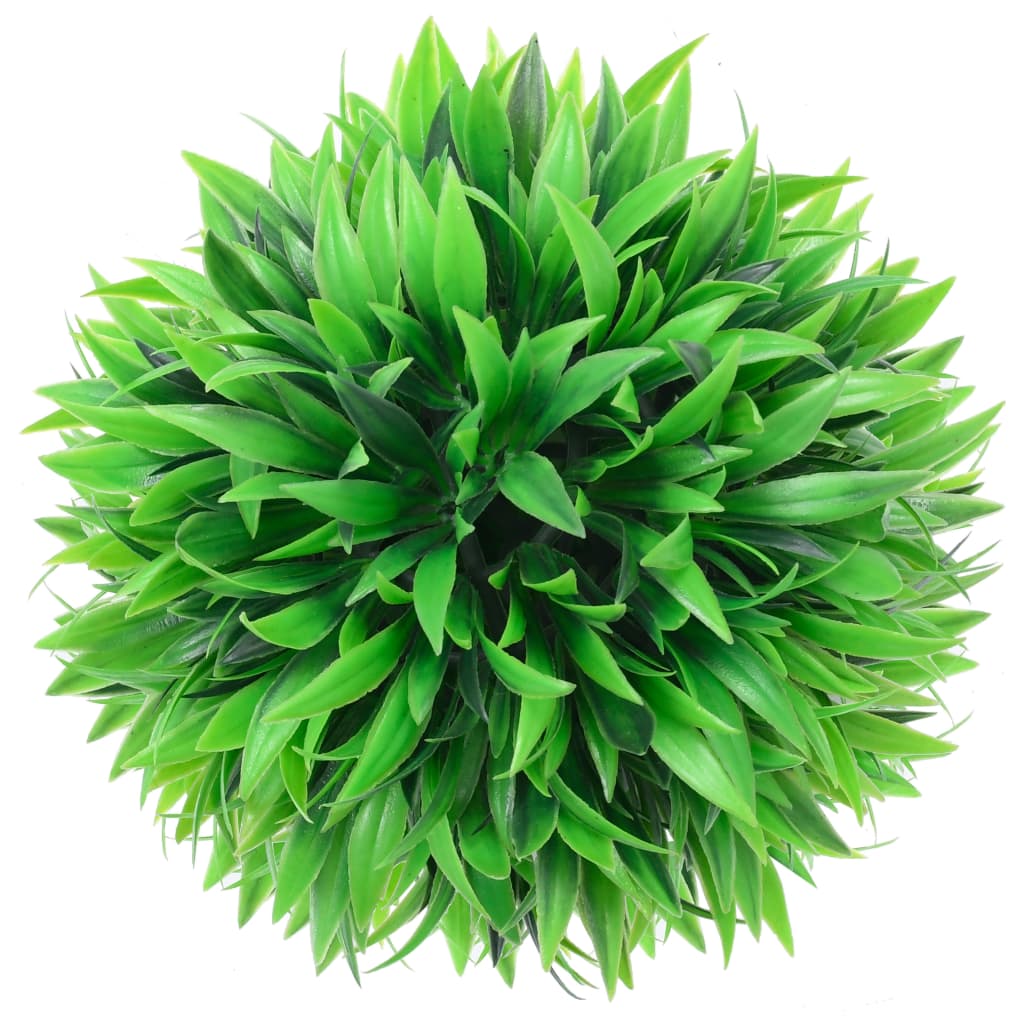 Set of two artificial boxwood balls 30 cm perfect for indoor and outdoor decoration