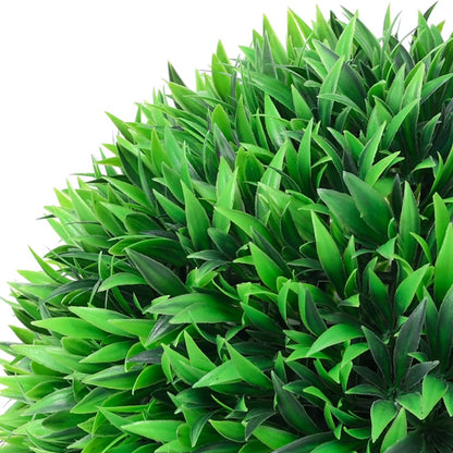 Artificial Boxwood Balls 2 pcs 38 cm - Lush green decorative spheres perfect for indoor and outdoor use, adding a natural touch to any home decor or garden landscape.