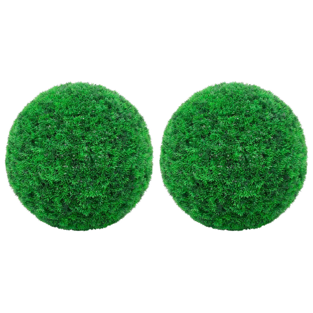 Artificial Boxwood Balls 2 pcs 35 cm - Lush green decorative balls perfect for indoor or outdoor use.