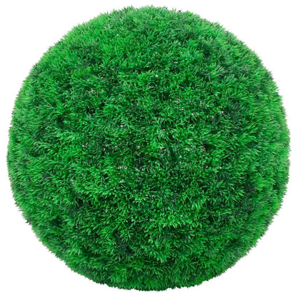 Close-up view of Artificial Boxwood Balls 2 pcs 45 cm with lush green colour and natural texture.