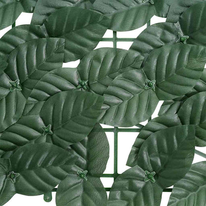 Balcony Screen with Dark Green Leaves 500x150 cm