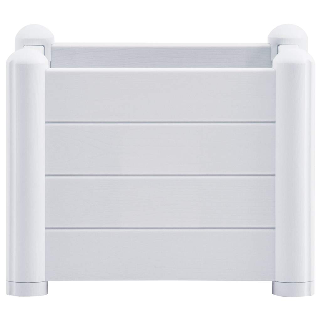 Raised Bed | White | Polypropylene (PP) | 43x43x35 cm | Planters