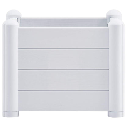 Raised Bed | White | Polypropylene (PP) | 43x43x35 cm | Planters