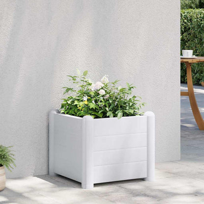 Raised Bed | White | Polypropylene (PP) | 43x43x35 cm | Planters
