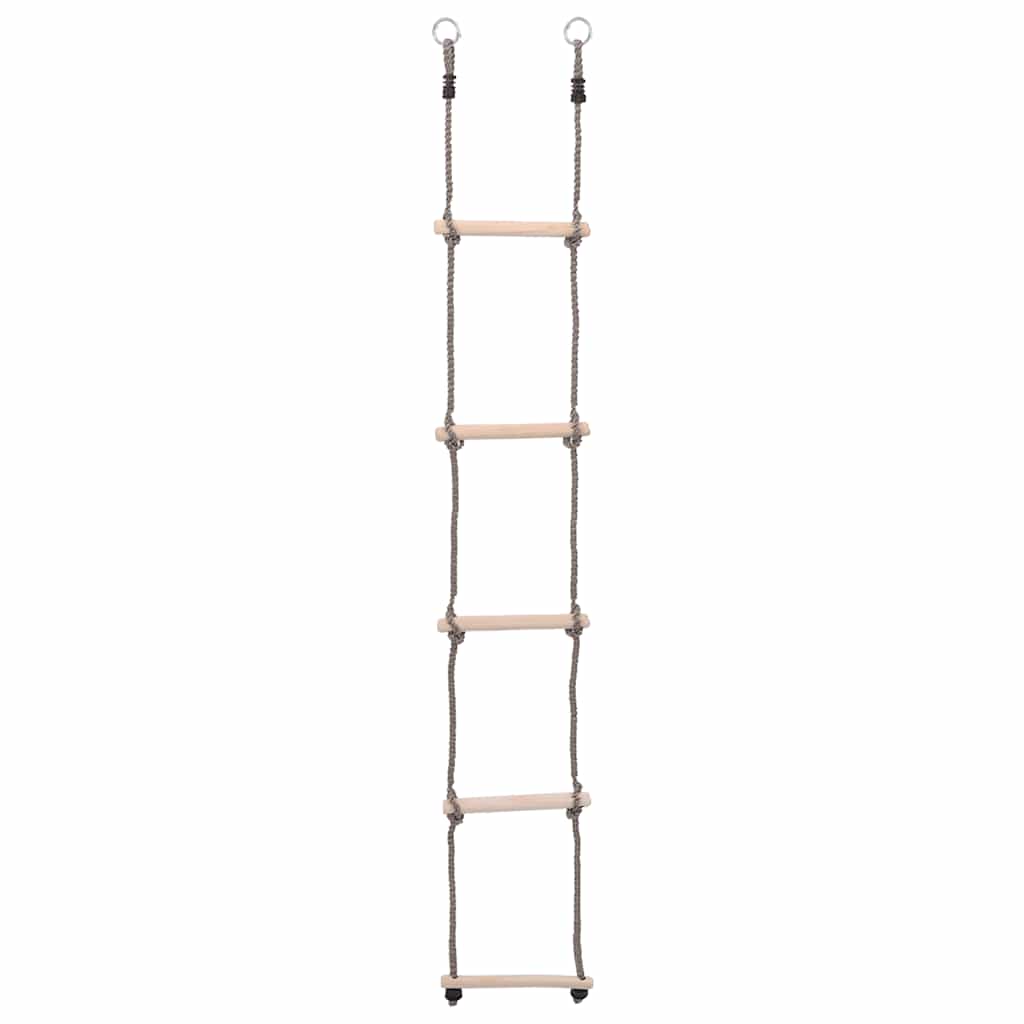 5-Step Ladder 210 cm Solid Pinewood