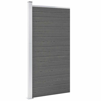 Fence Panel WPC 95x186 cm Grey