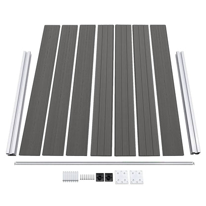 Fence Panel WPC 180x146 cm Grey