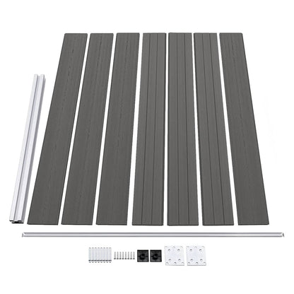 Fence Panel WPC 175x146 cm Grey