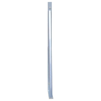 Support Brackets for Fence Post 2 pcs Galvanised Steel