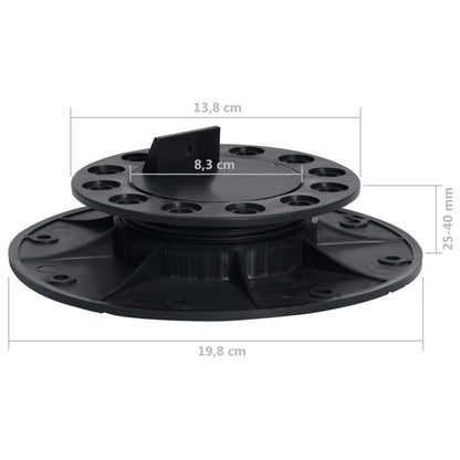 Adjustable Feet for Decking 10 pcs 25-40 mm